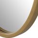 Boomerang 36 X 20 inch Aged Gold Mirror