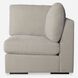 Refuge Light Sand Polyester Sofa, Corner