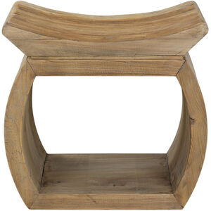 Connor 17 inch Reclaimed Elm Wood Accent Stool