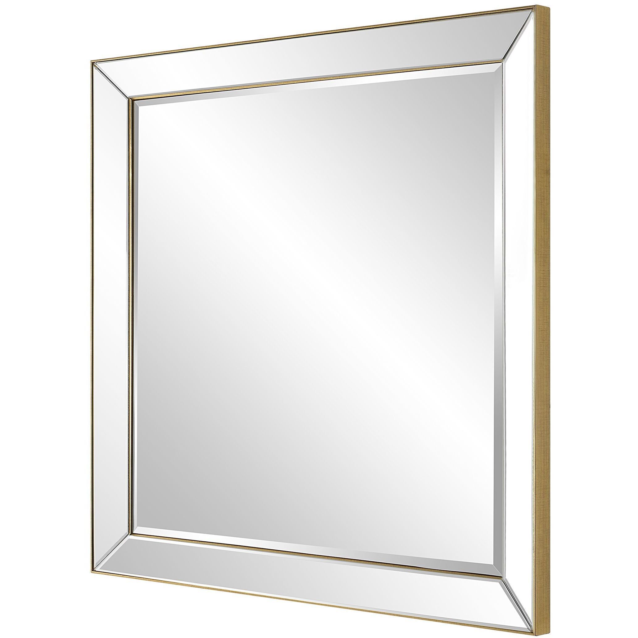Lytton 28 X 28 inch Gold Mirror