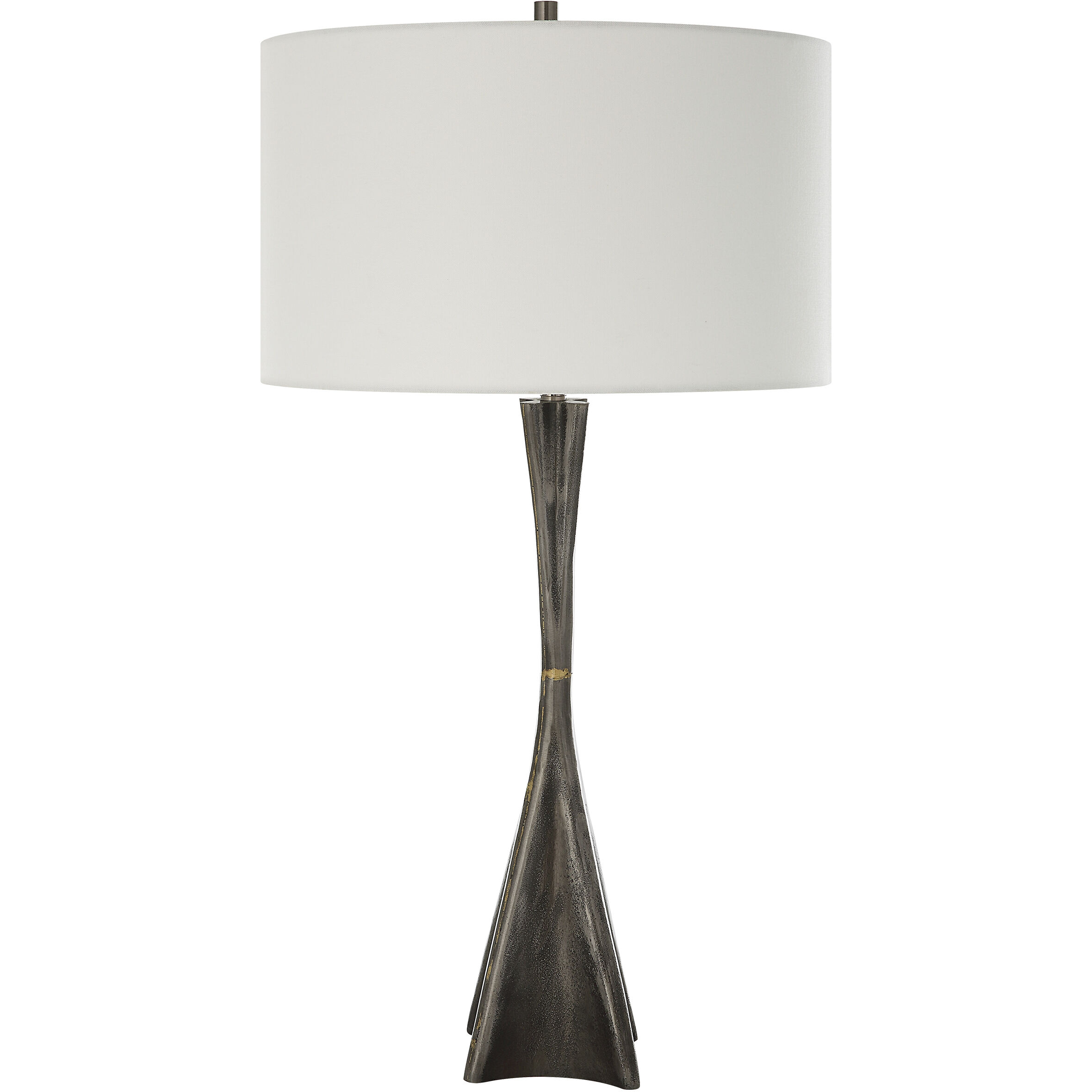 Keiron 32 inch 150.00 watt Cast Iron and Brass Table Lamp Portable Light