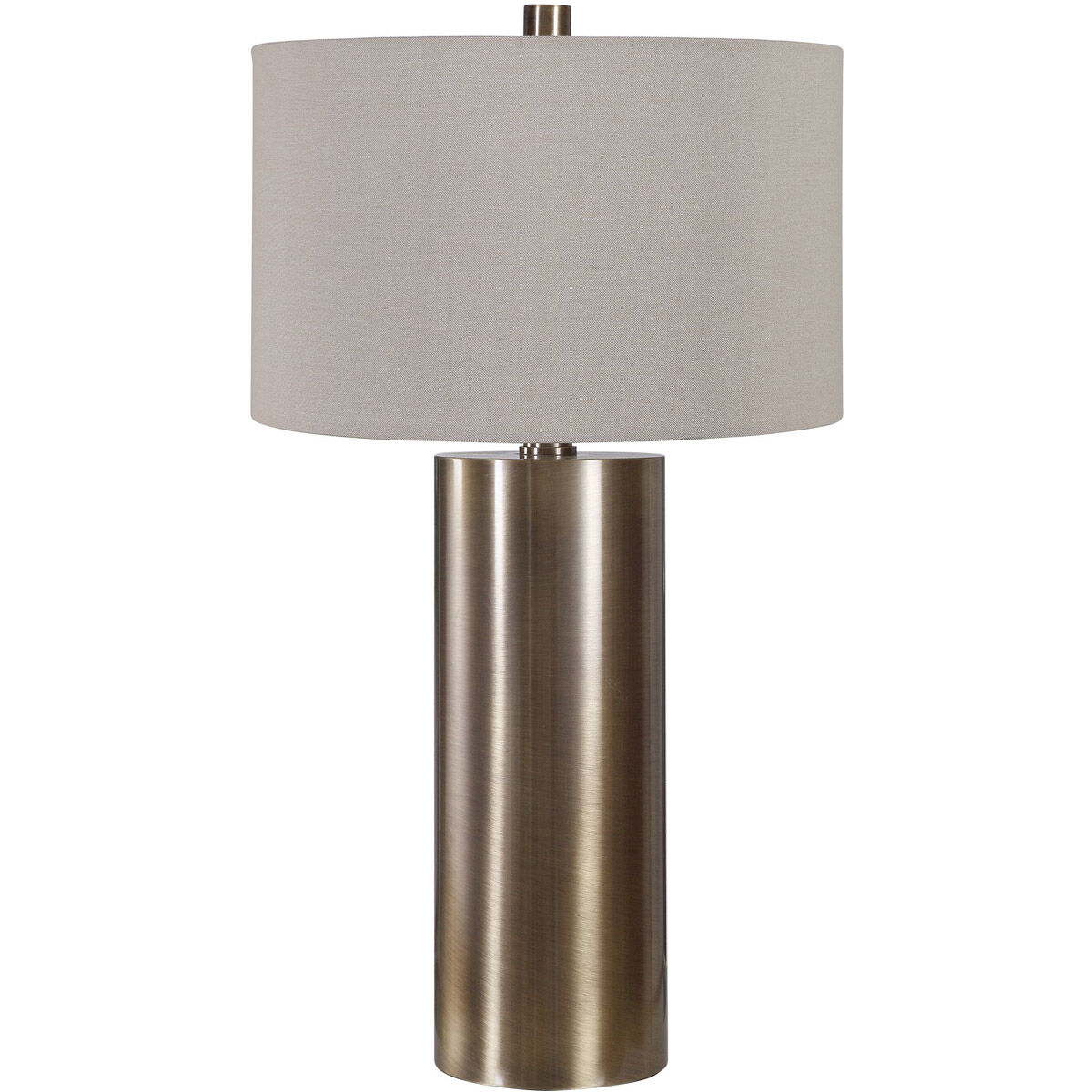 Taria 32 inch 150 watt Brushed Brass Table Lamp Portable Light