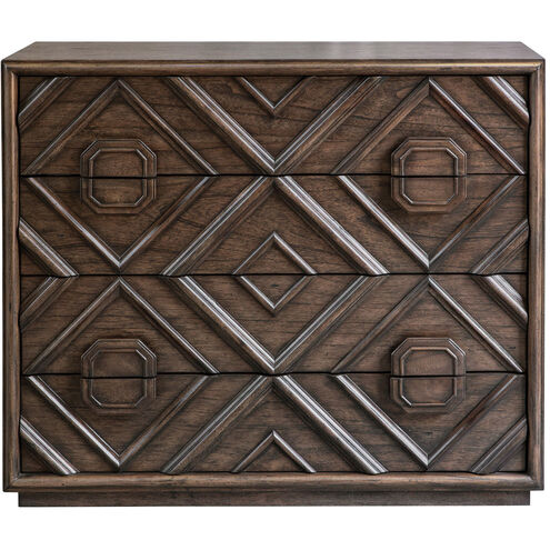 Mindra Deep Walnut Drawer Chest
