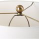 Jett 35 inch 150.00 watt Matte Black and Antique Brass Table Lamp Portable Light