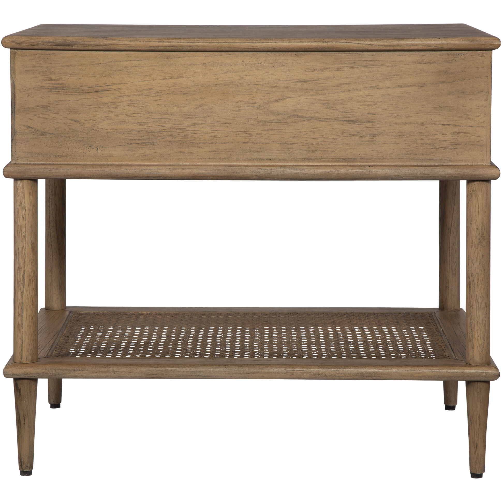 Coast 25.75 X 23 inch Soft Oak Stain and Dark Gunmetal Side Table
