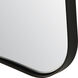 Loudon 34 X 22 inch Satin Black Vanity Mirror