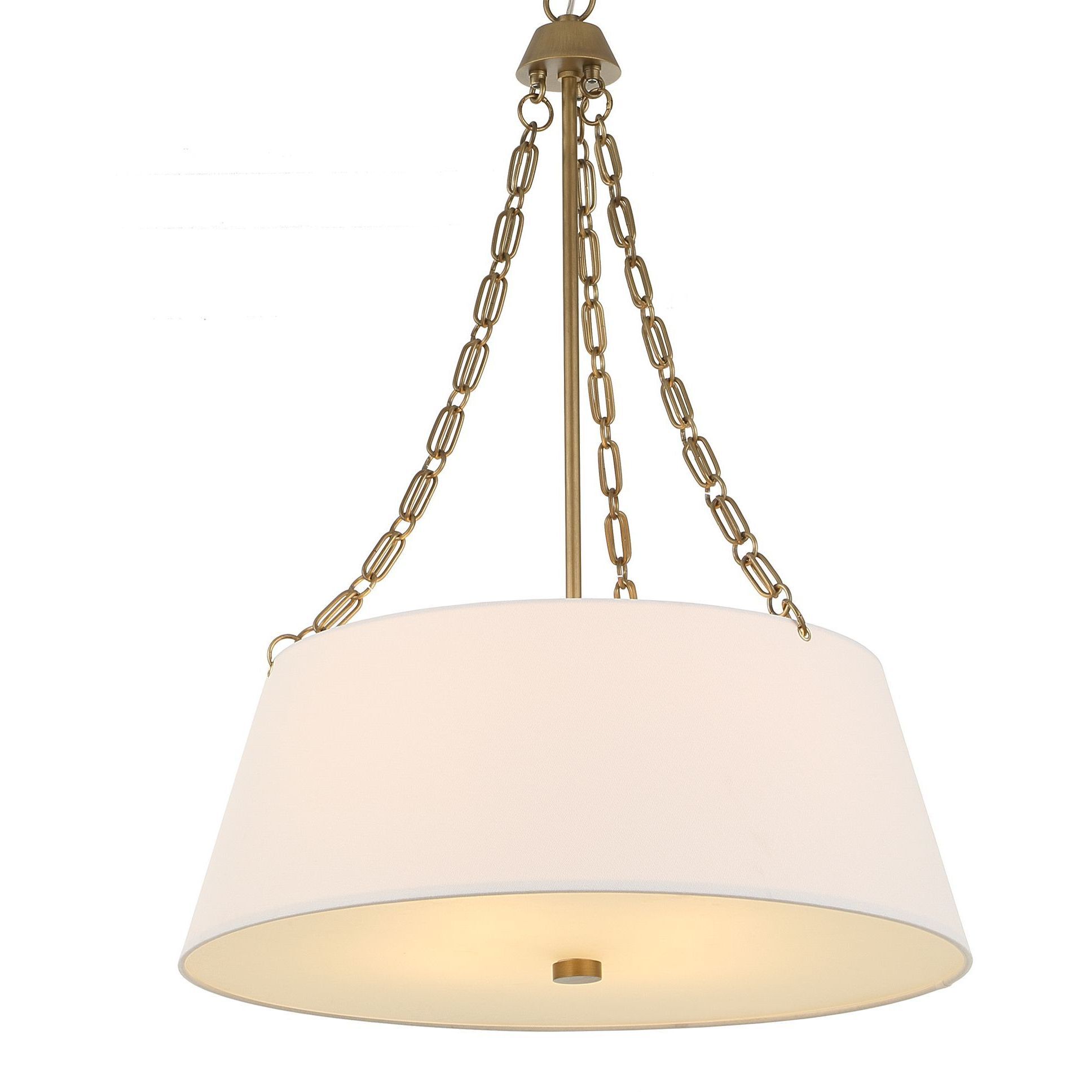 Andalucia 4 Light 24 inch Matte Brushed Gold Pendant Ceiling Light