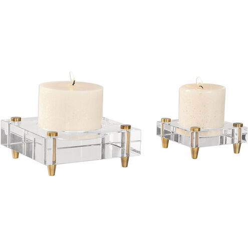Claire 6 X 3 inch Candleholders, Set of 2