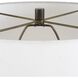Tallarico 61 inch 150 watt Dark Bronze and Black Marble and Antique Brass Floor Lamp Portable Light