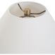 Rocio 25 inch 100.00 watt Matte Warm White Table Lamp Portable Light