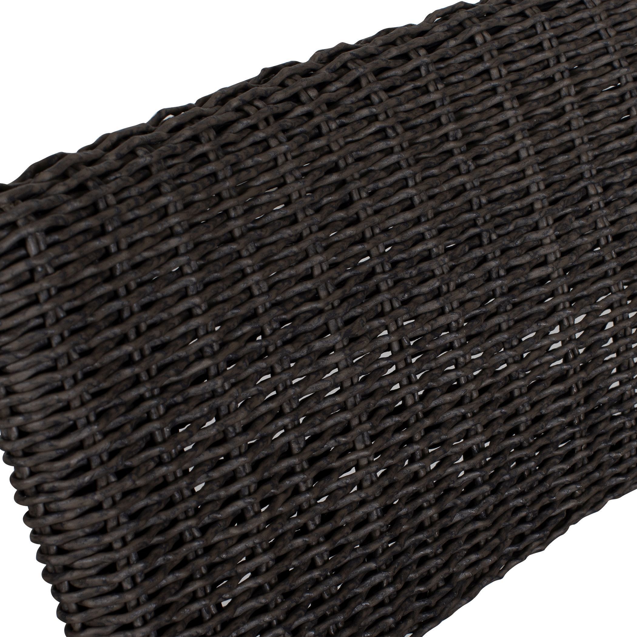 Calbas 38 inch Java Black and Mocha Outdoor Counter Stool