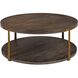 Palisade 40 X 17 inch Coffee and Antique Gold Coffee Table