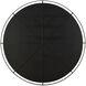 Grand Pendulum 72.25 X 72.25 inch Black and Antiqued Gold Mirror
