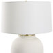 Adelaide 29 inch 150.00 watt Chalk White and Antiqued Brass Table Lamp Portable Light