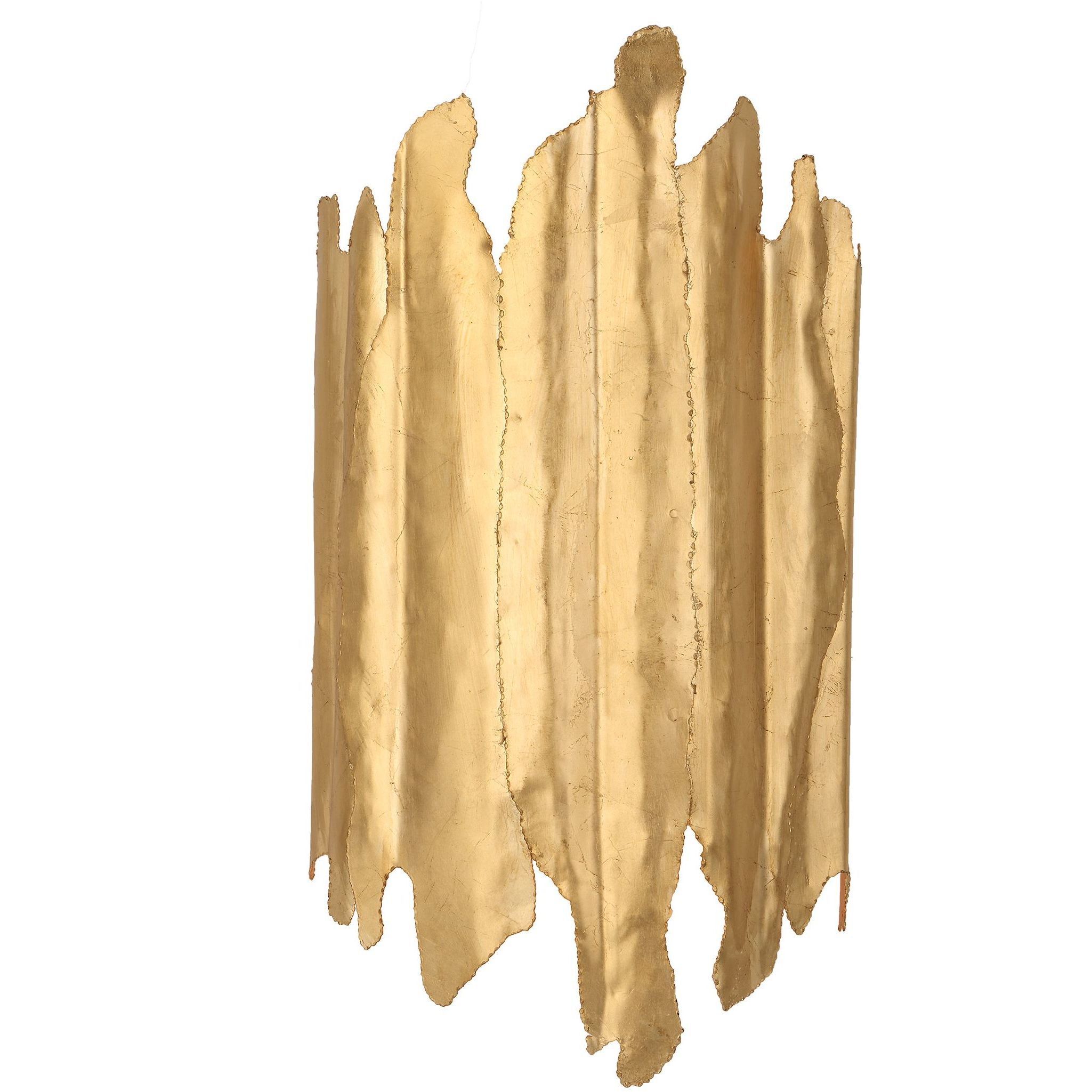 Golden Gate 2 Light 11 inch Gold Leaf Sconce Wall Light