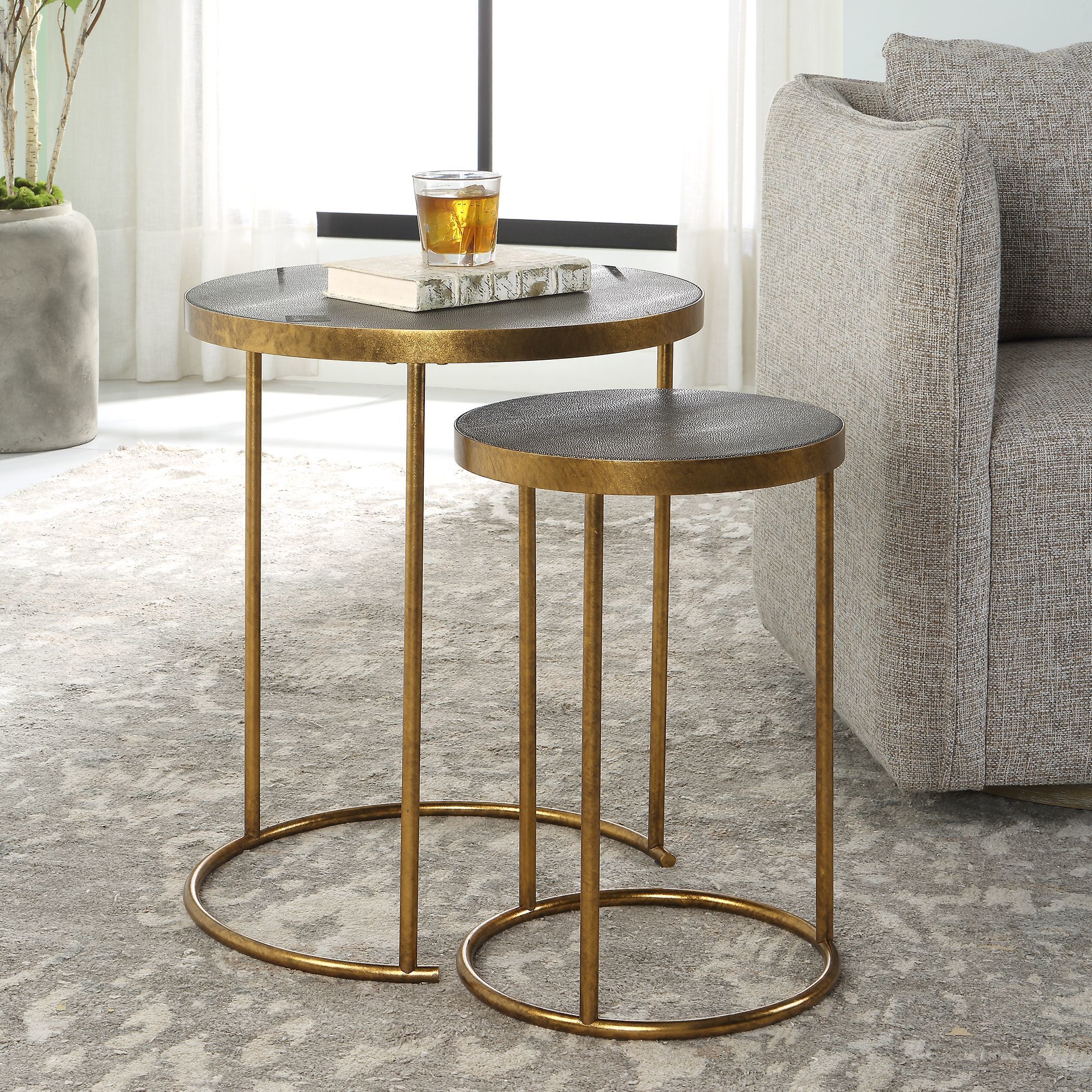 Aragon Nesting Tables, Set of 2