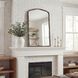 Hammered Arch 40 X 24 inch Plated Antique Nickel Mirror