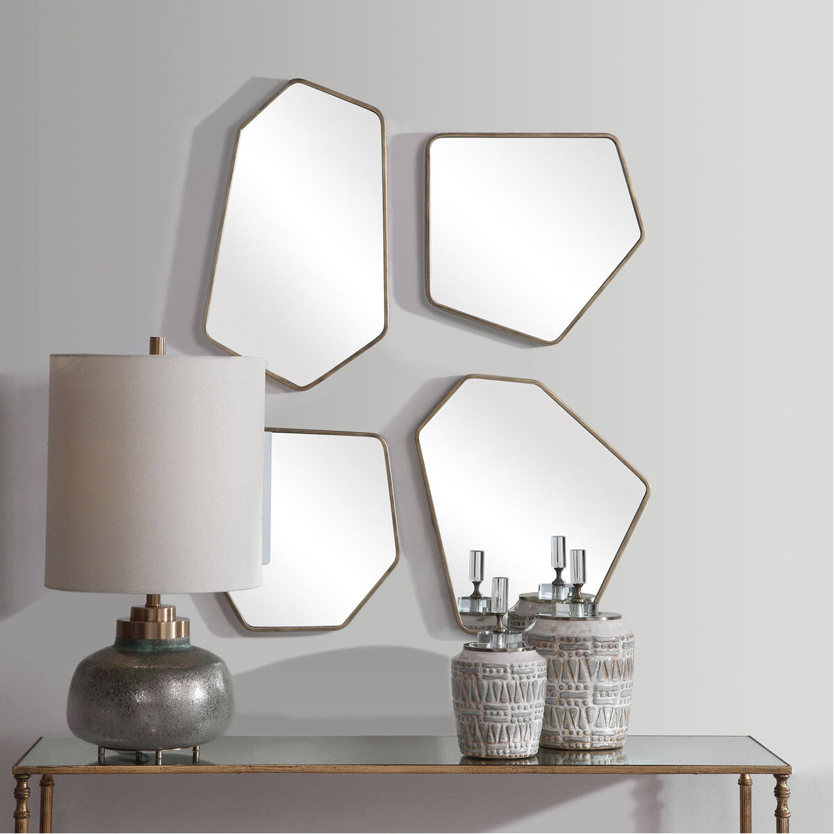 Linneah 20 X 12 inch Wall Mirrors, Modern, Set of 4