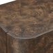 Melbourne Burl and Warm Brass 4 Door Cabinet