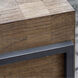 Nevis 60 inch Light Oatmeal and Aged Iron Sofa Table