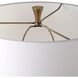 Colette 69 inch 150.00 watt Ivory Stone with Brass and Crystal Floor Lamp Portable Light