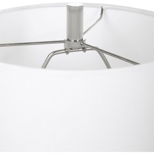 Sceptre 35.5 inch 150.00 watt Crystal and Polished Nickel Buffet Lamp Portable Light