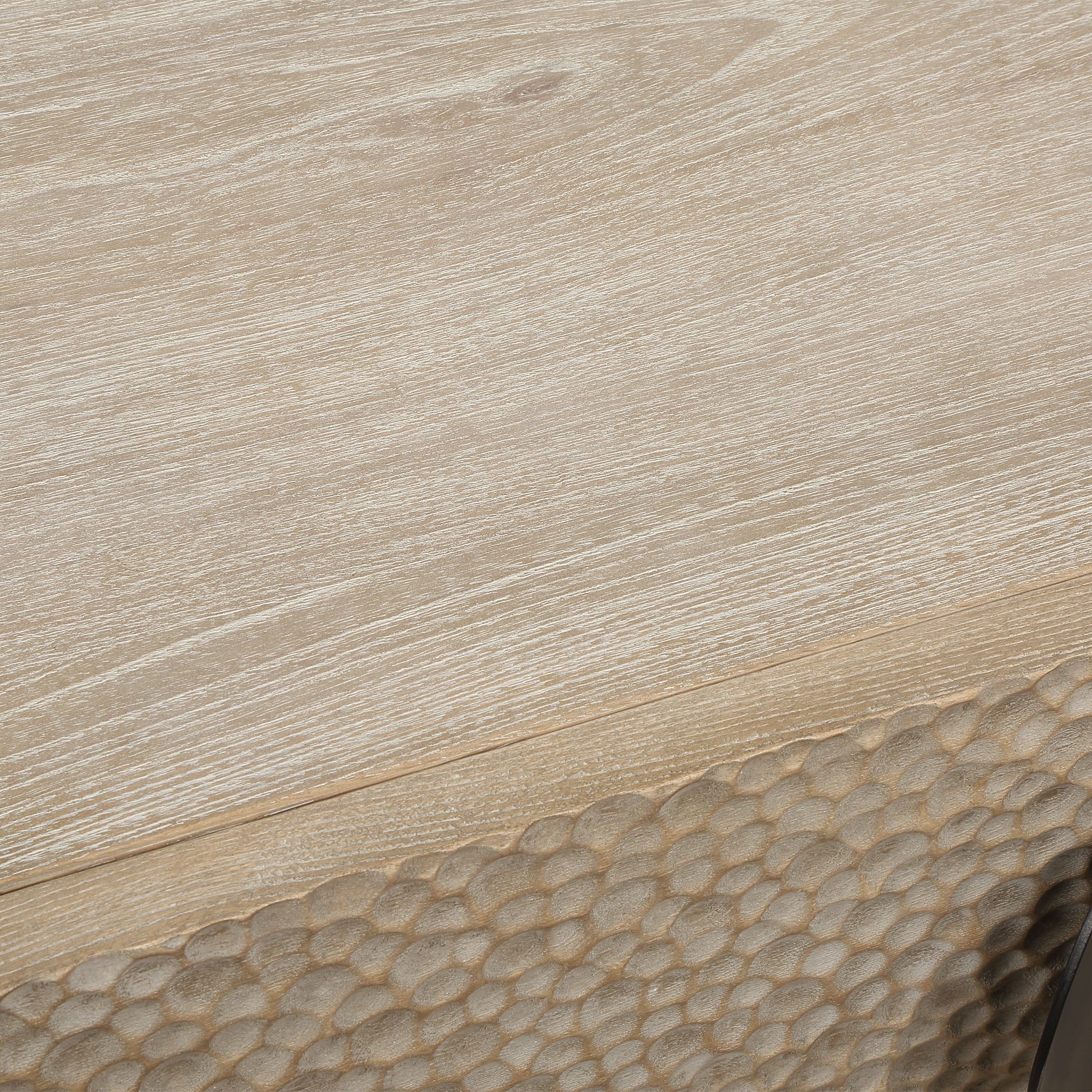 Lunar 26 X 23 inch Elm and Black Side Table