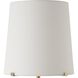 Sepia 36 inch 100.00 watt Brown Marble and Antique Brass Buffet Lamp Portable Light
