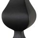 Hightower 38 inch 150.00 watt Satin Black and Black Marble with Antique Brass Buffet Lamp Portable Light