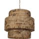 Water Hyacinth 4 Light 24.25 inch Natural Water Hyacinth Reeds Pendant Ceiling Light
