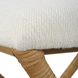 Expedition Natural Rattan and White Bench