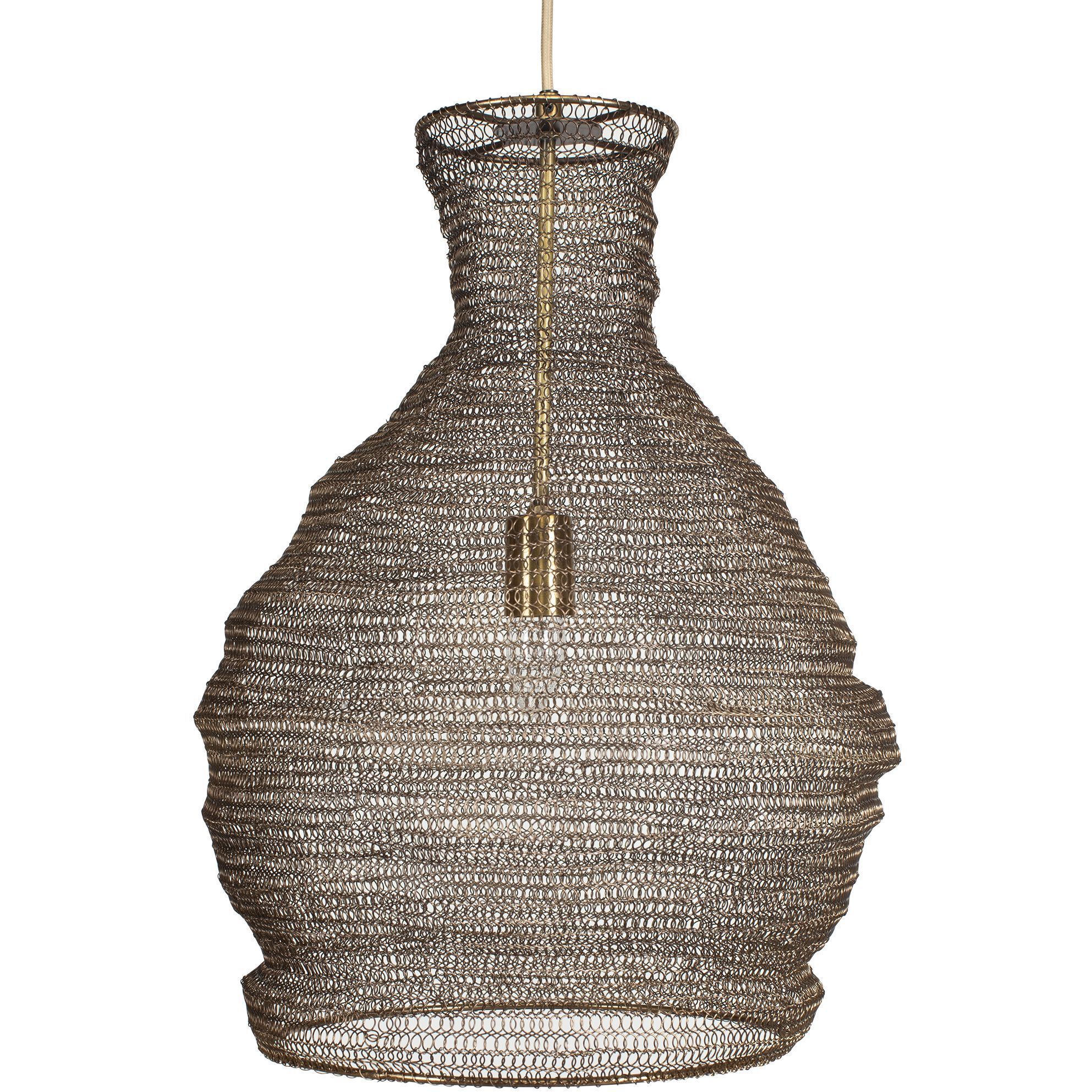 Murmur 1 Light 15 inch Antique Brass Pendant Ceiling Light