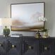 The South Multi-Colored and Bronze Gold Framed Canvas