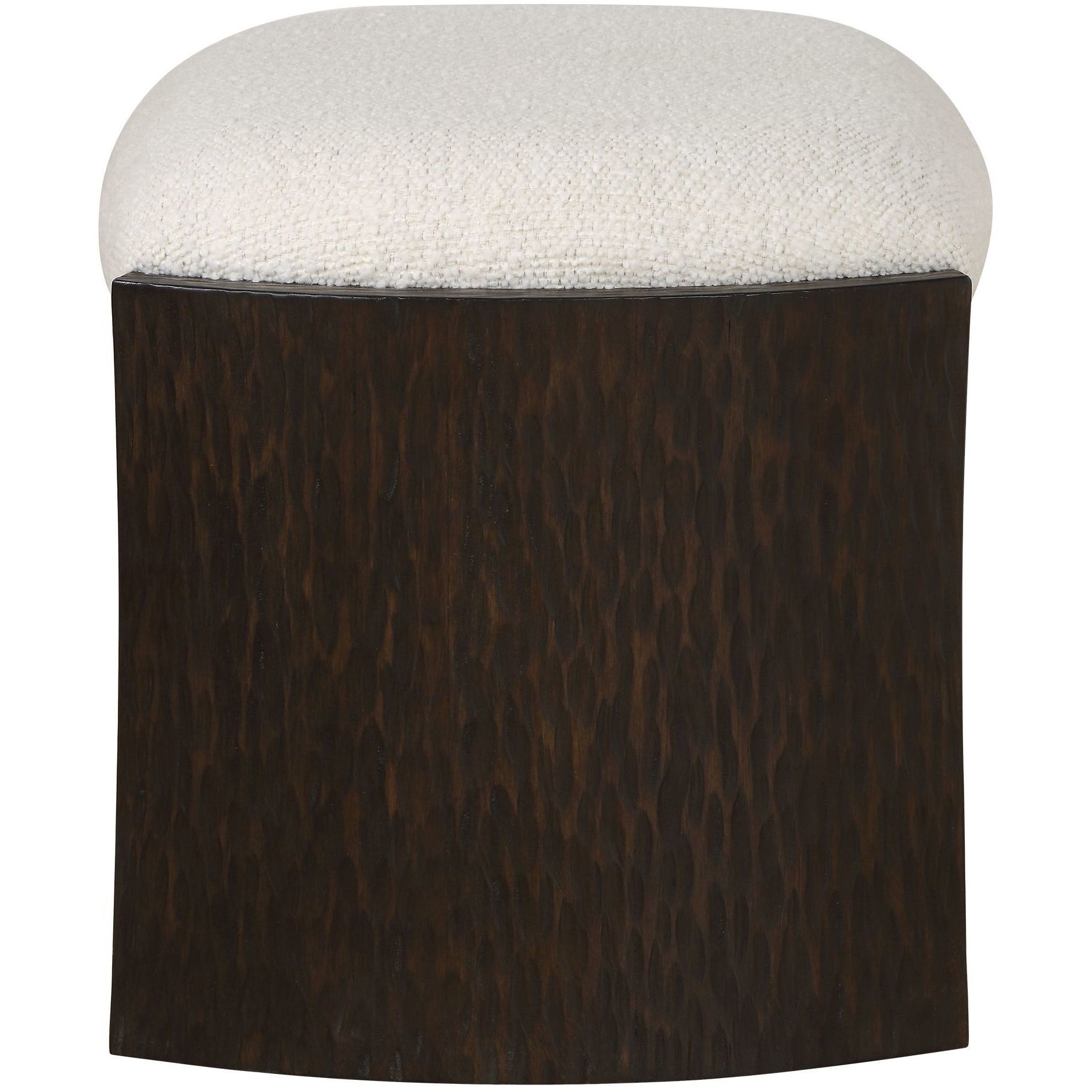 Port Dark Walnut and White Bench