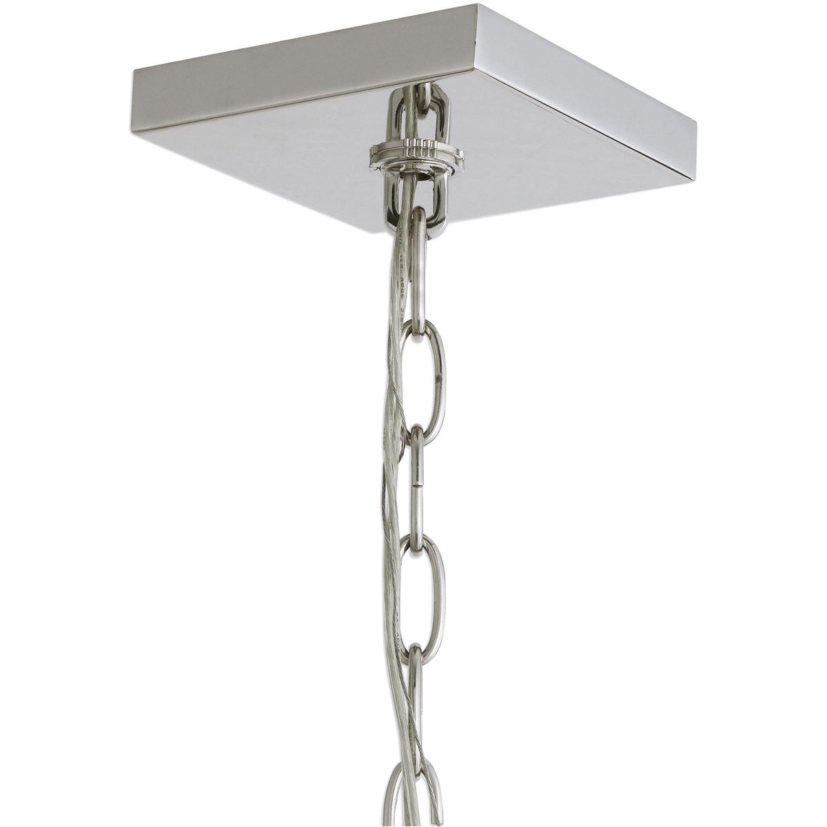 Euclid 6 Light 26 inch Polished Nickel Pendant Ceiling Light