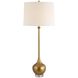 Good As Gold 33.75 inch 150 watt Golden Resin and Crystal with Antique Brass Buffet Lamp Portable Light