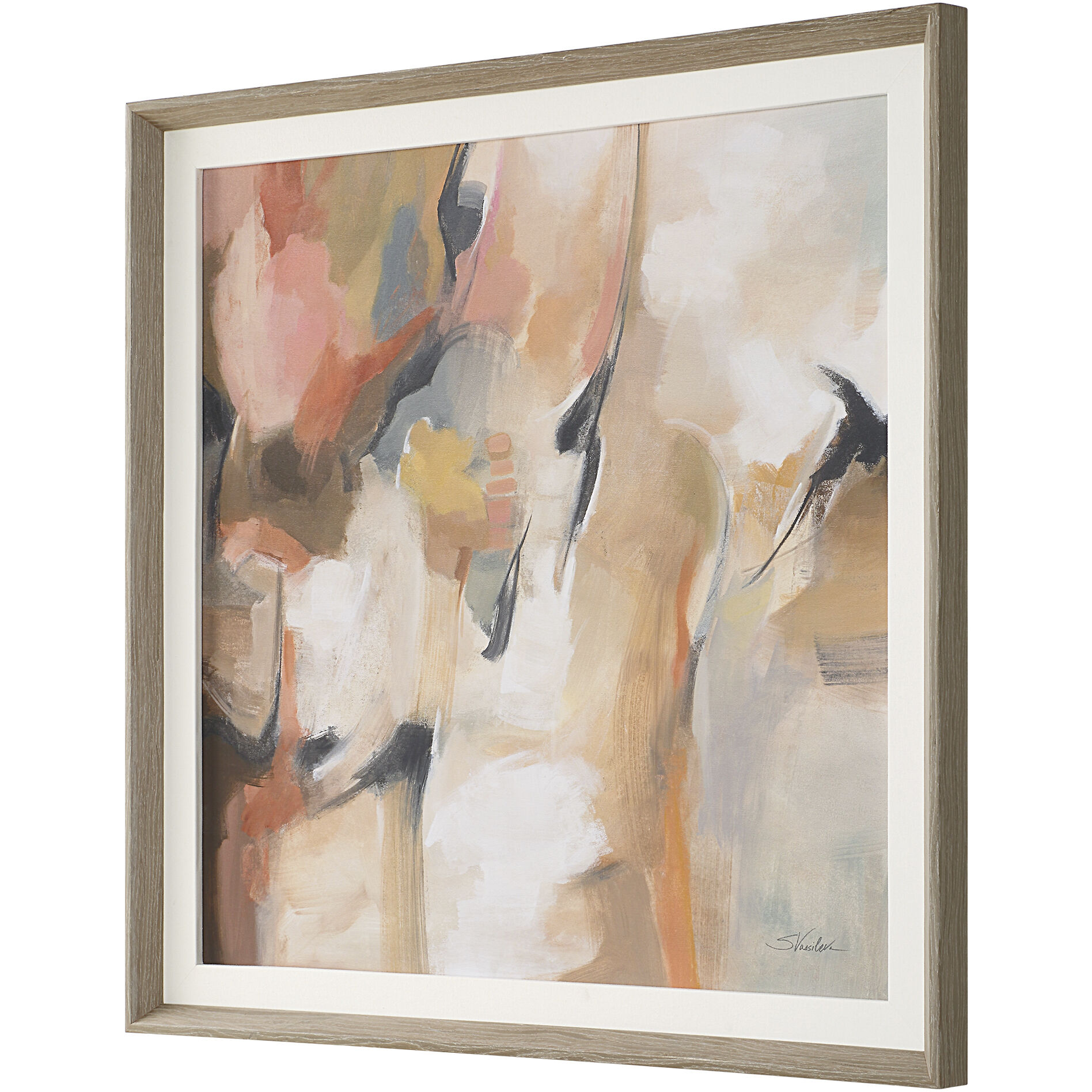 Uphill 41.38 X 41.38 inch Framed Abstract Print