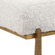 Midas Antique Gold and Driftwood Bench, Small