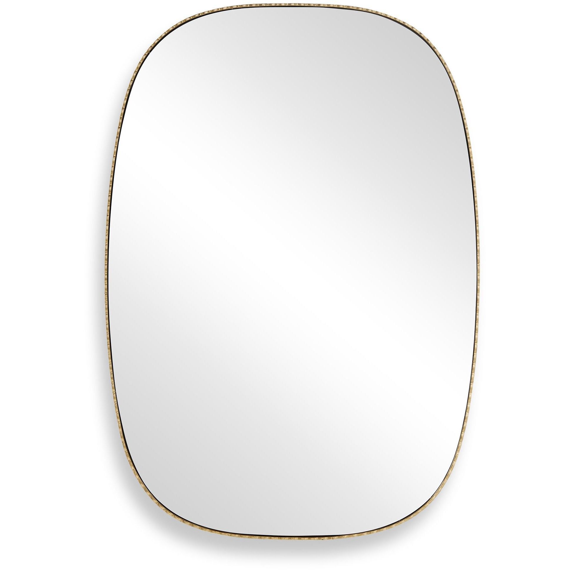 Nidia 40.5 X 28.5 inch Distressed Antique Gold Mirror