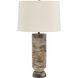 Vale 28.38 inch 150 watt Gray Wash with Warm Beige and Earthy Brown Table Lamp Portable Light