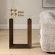 McElroy 25 X 23.5 inch Bronze and Clear Acrylic Side Table