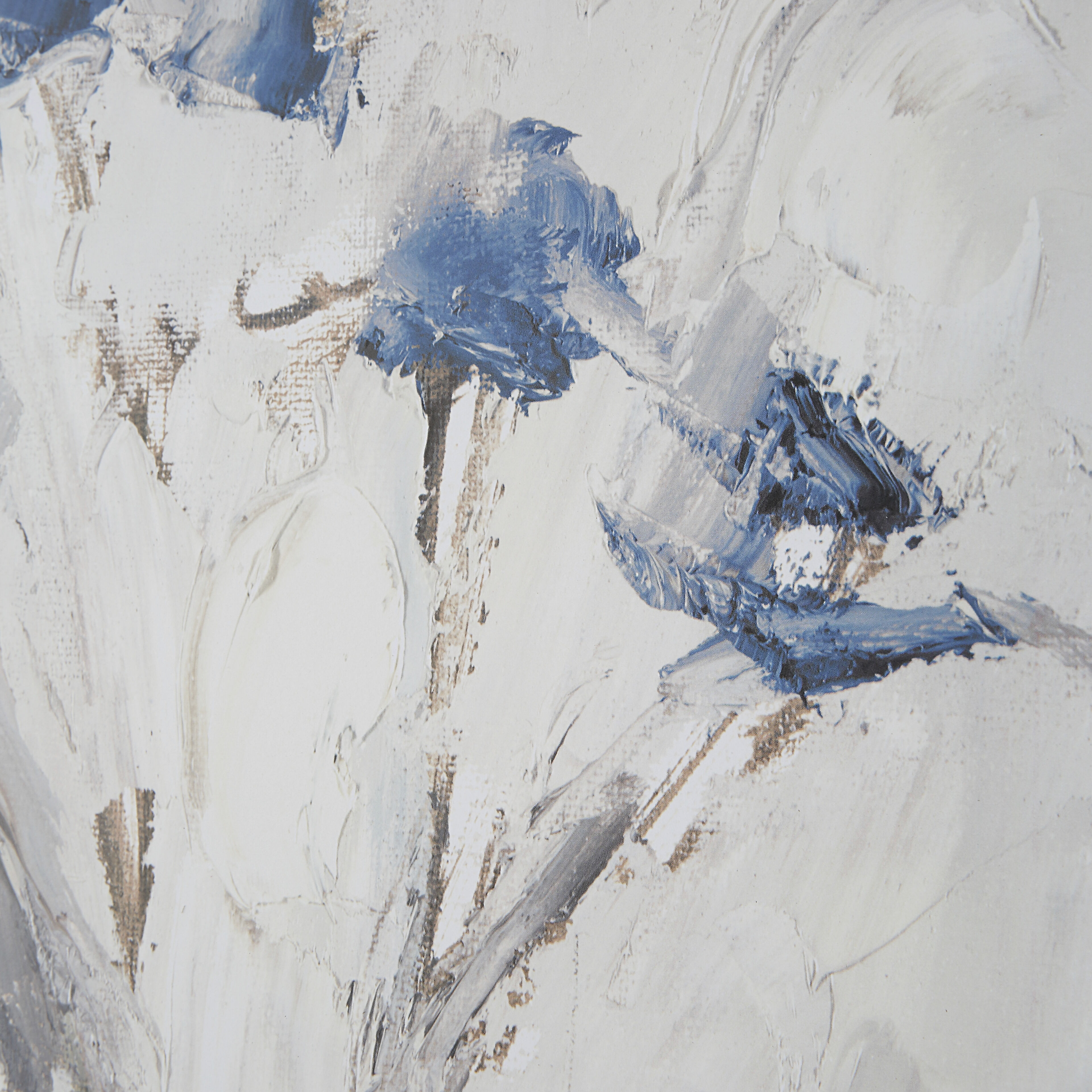 Blue Flowers 40.75 X 28.75 inch Framed Print