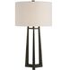 Midas 29.5 inch 150 watt Dark Bronze Table Lamp Portable Light