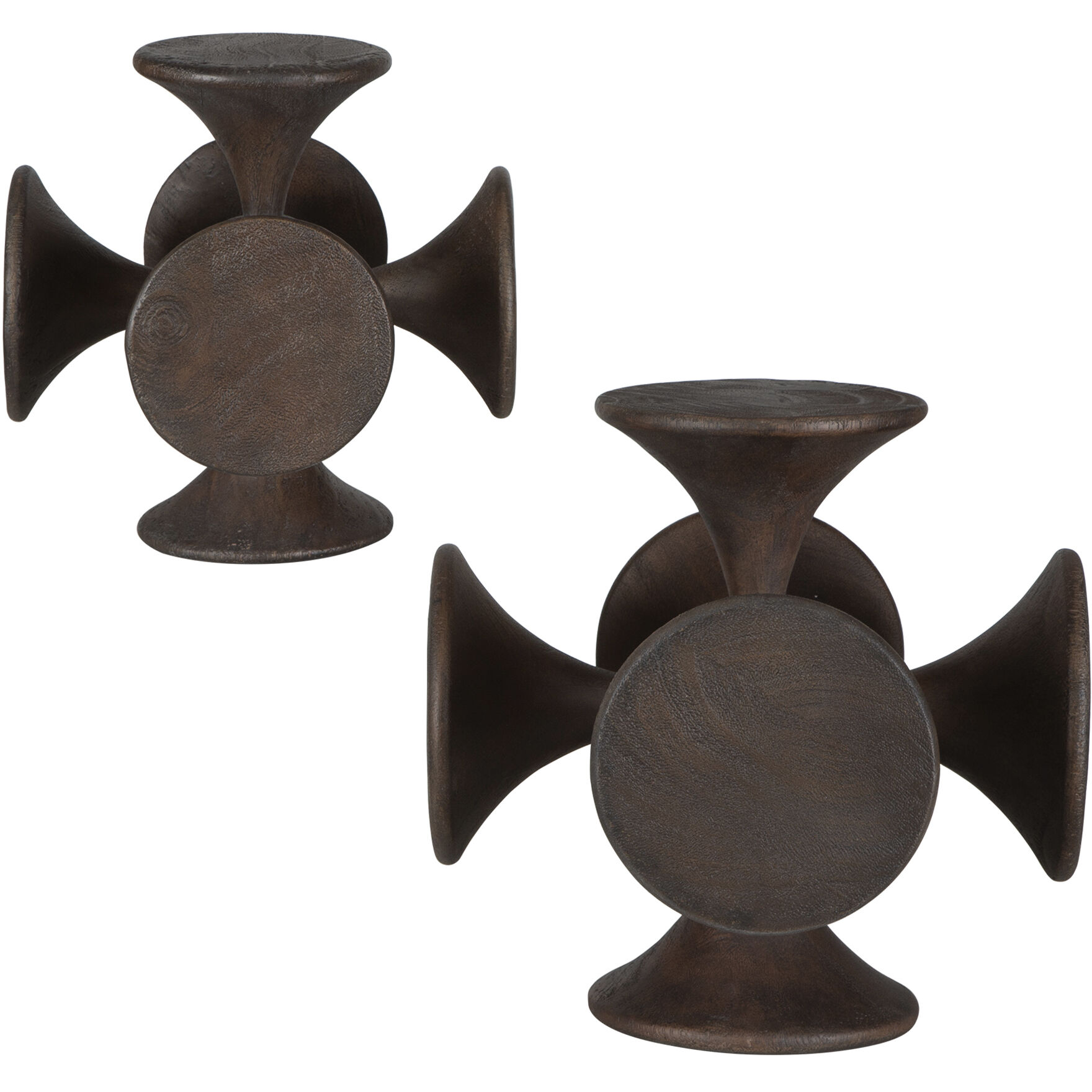 Balanced Harmony 10 X 10 inch Sculptures, Set of 2