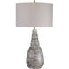 Arapahoe 29 inch 150.00 watt Distressed Rust Brown and Light Gray Crackle Table lamp Portable Light