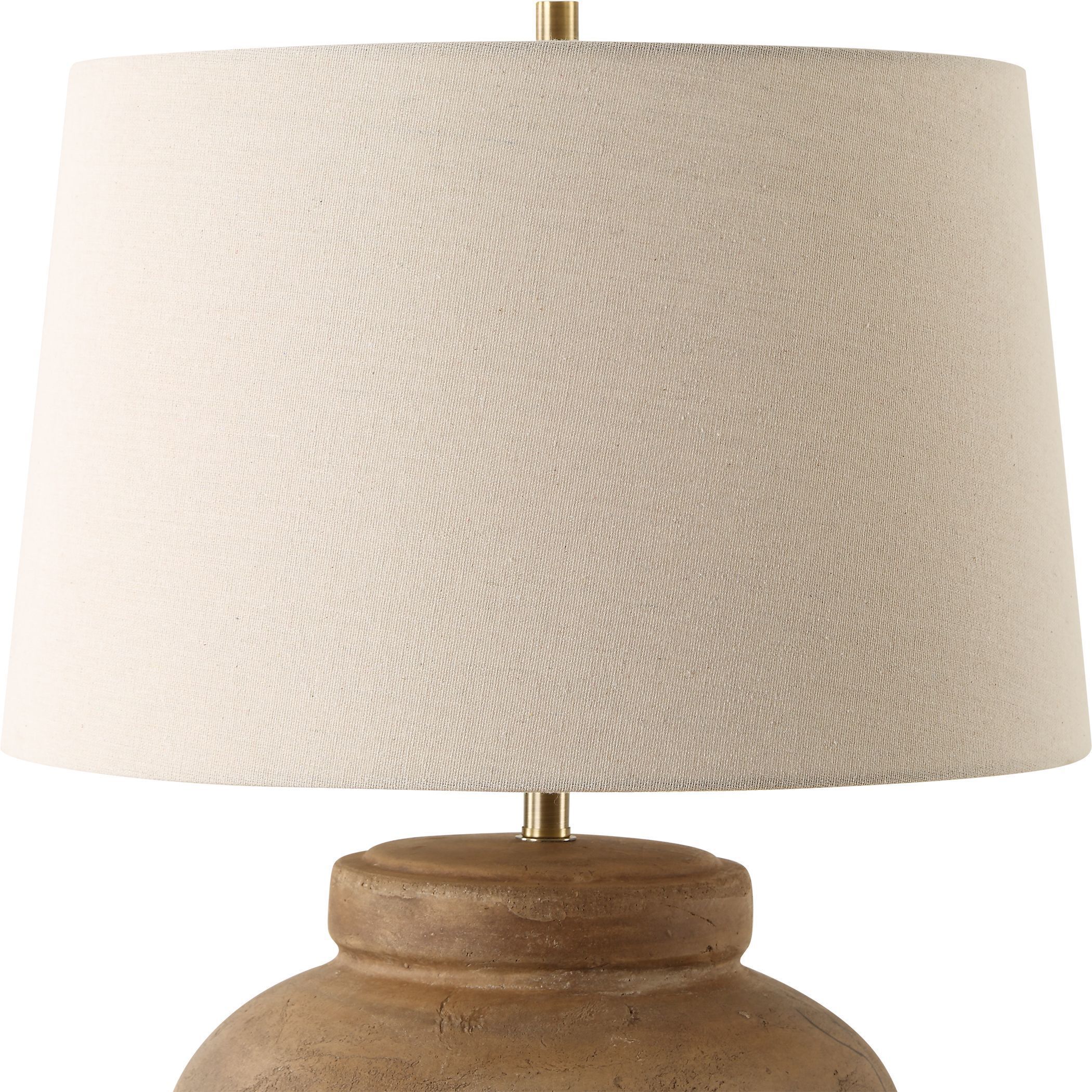 Urbino 22.25 inch 150.00 watt Distressed Terracotta and Brushed Antique Brass Table Lamp Portable Light