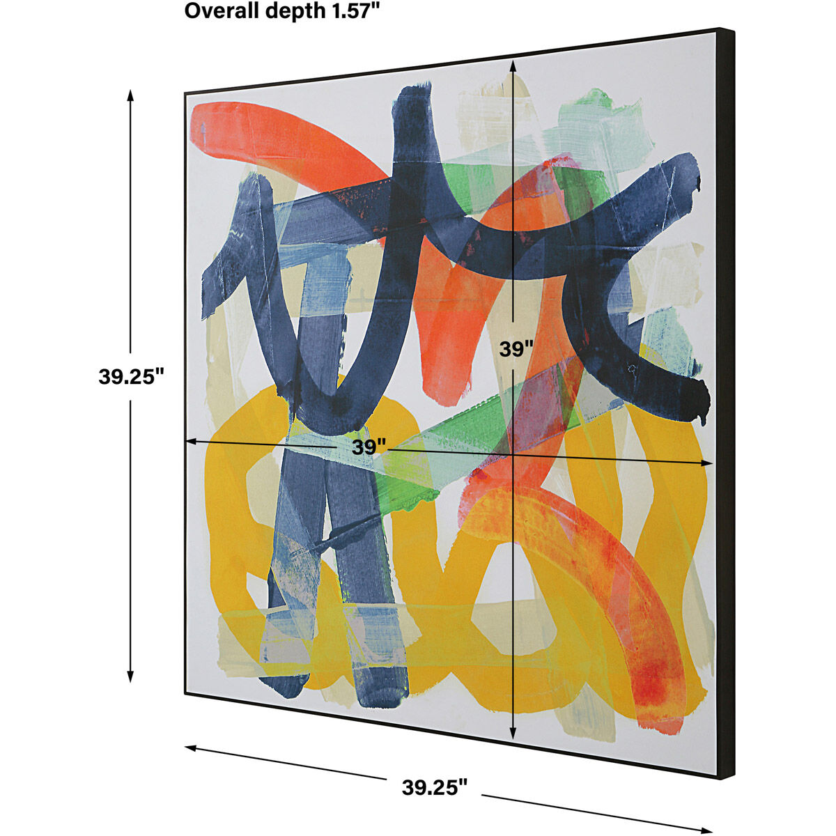 Midtown 39 X 39 inch Framed Print