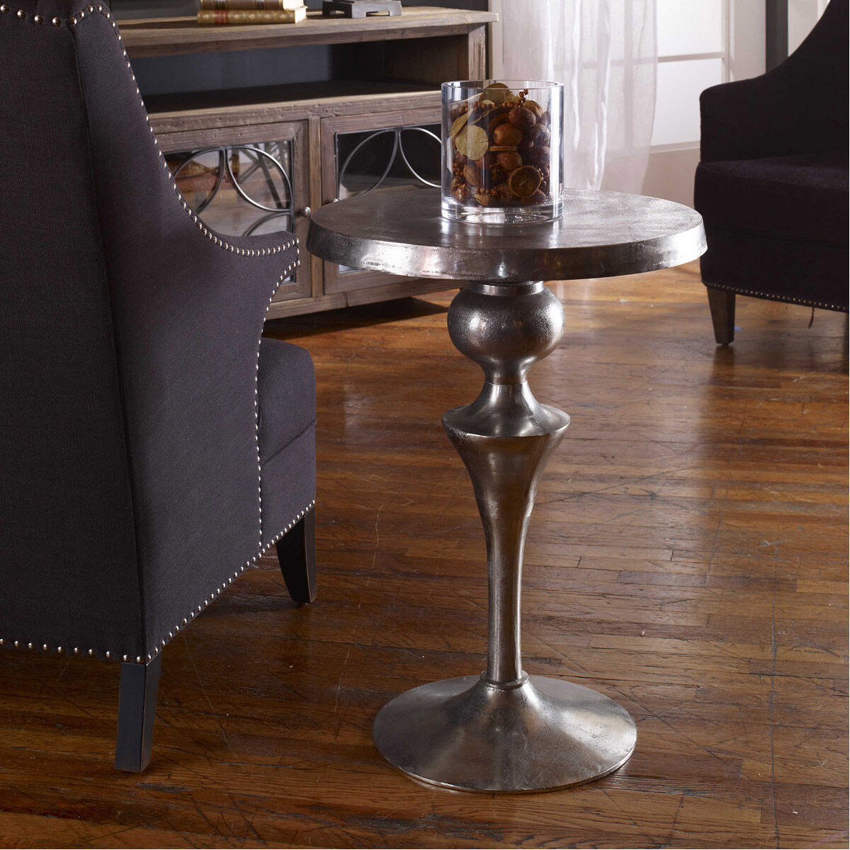 Noland 29 X 21 inch Aluminum Accent Table