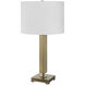 Duomo 27 inch 150.00 watt Antique Brass Table Lamp Portable Light