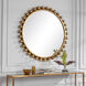 Cyra 44 X 44 inch Metallic Gold Leaf Wall Mirror